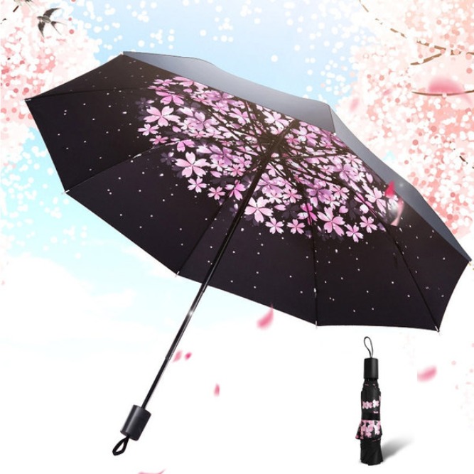 자외선차단, 암막기능 UV벚꽃 수동 양우산